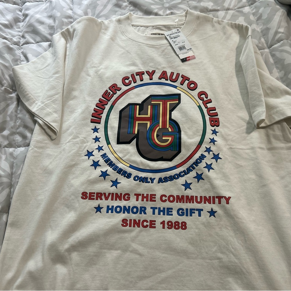 Honor The Gift Cream Graphic Tee